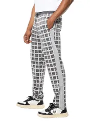 セルジオタッキーニ メンズ ボトムス カジュアルパンツ トラックパンツ Sergio Tacchini Damarindo Check Track Pant Quiet Grey グレーのサムネイル