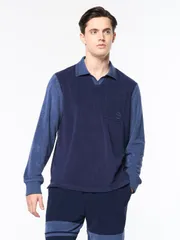 セルジオタッキーニ メンズ トップス ポロシャツ Sergio Tacchini Alvar Long Sleeve Polo Eclipseのサムネイル