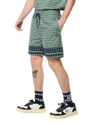 セルジオタッキーニ メンズ ボトムス ハーフパンツ・ショーツ Sergio Tacchini Quadretto Cabana Short Duck Green グリーンのサムネイル