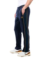 セルジオタッキーニ メンズ ボトムス カジュアルパンツ トラックパンツ Sergio Tacchini Forato Velour Track Pant Maritime Blue ブルーのサムネイル