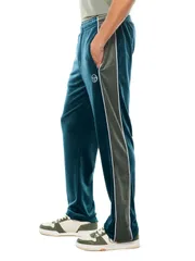 セルジオタッキーニ メンズ ボトムス カジュアルパンツ トラックパンツ Sergio Tacchini Forato Velour Track Pant Mediterraneaのサムネイル