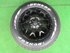MKWホイール、ダンロップホワイトレタータイヤセットほぼ新品 