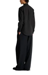 バルマン メンズ トップス シャツ コットン Balmain Cotton poplin shirt black ブラックのサムネイル