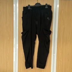 Y-3（ワイスリー）／adidas × Yohji Yamamoto　ロゴ刺繍 マルチポケット テーパードカーゴパンツ ブラック サイズL AN3002のサムネイル