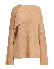 リュージョー レディース アウター カーディガン ファスナー付きニット LIU JO Beige ベージュのサムネイル