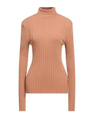 エリカ・カヴァリーニ レディース アウター ニット・セータートルネック ERIKA CAVALLINI Light Brown ブラウンのサムネイル