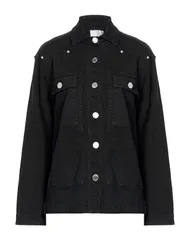 ピンコ レディース アウター ジャケット・ブルゾン デニムブルゾン PINKO Black ブラックのサムネイル
