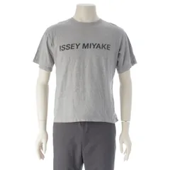 イッセイミヤケ 90SS ロゴ 半袖Ｔシャツ トップス JY14160 グレー M【中古】のサムネイル