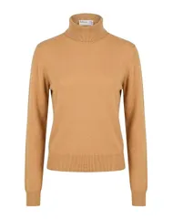 バランタイン レディース アウター カーディガン カシミヤニット BALLANTYNE Camel キャメルのサムネイル