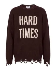 モスキーノ レディース トップス シャツ プルオーバー MOSCHINO Dark Brown ブラウンのサムネイル