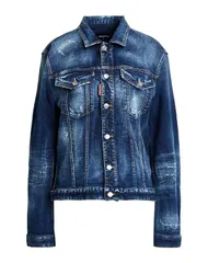 ディースクエアード レディース アウター ジャケット・ブルゾン デニムブルゾン DSQUARED2 Blue ブルーのサムネイル