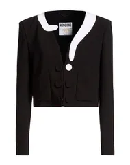 モスキーノ レディース アウター ジャケット・ブルゾン MOSCHINO Black ブラックのサムネイル