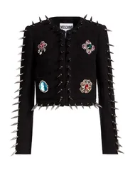 モスキーノ レディース アウター ジャケット・ブルゾン MOSCHINO Black ブラックのサムネイル