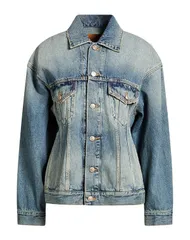 バレンシアガ レディース アウター ジャケット・ブルゾン デニムブルゾン BALENCIAGA Blue ブルーのサムネイル