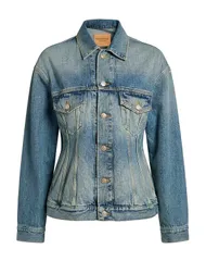 バレンシアガ レディース アウター ジャケット・ブルゾン デニムブルゾン BALENCIAGA Blue ブルーのサムネイル