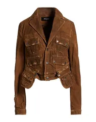 ディースクエアード レディース アウター ジャケット・ブルゾン DSQUARED2 Brown ブラウンのサムネイル