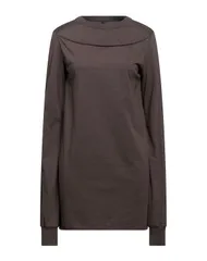 リックオウエンス レディース トップス Tシャツ RICK OWENS Dark Brown ブラウンのサムネイル