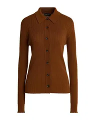 ロベルトコリーナ レディース アウター カーディガン ROBERTO COLLINA Light Brown ブラウンのサムネイル