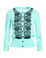 リュージョー レディース アウター カーディガン LIU JO Turquoise Blue ブルーのサムネイル