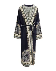エトロ レディース アウター コート ETRO Midnight Blue ブルーのサムネイル
