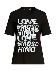 ラブ モスキーノ レディース トップス Tシャツ LOVE MOSCHINO Black ブラックのサムネイル