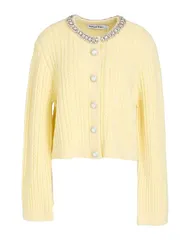 セルフ・ポートレイト レディース アウター カーディガン SELFPORTRAIT Pastel Yellow イエローのサムネイル