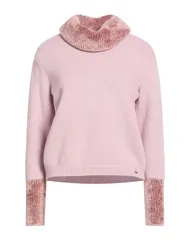 ヘルノ レディース アウター ニット・セータートルネック HERNO Pink ピンクのサムネイル