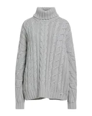 ヘルノ レディース アウター ニット・セータートルネック HERNO Light Gray グレーのサムネイル