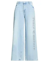 ジューシークチュール レディース ボトムス デニムパンツ フレアワイドレッグ JUICY COUTURE Blue ブルーのサムネイル