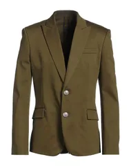 バルマン メンズ アウター ジャケット・ブルゾン テーラードジャケット BALMAIN Military Green グリーンのサムネイル