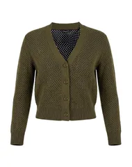 ファビアナ フィリッピ レディース アウター カーディガン FABIANA FILIPPI Military Green グリーンのサムネイル