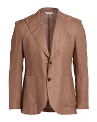 メッサジェリエ メンズ アウター ジャケット・ブルゾン テーラードジャケット MESSAGERIE Light Brown ブラウンのサムネイル