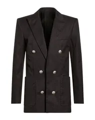 バルマン メンズ アウター ジャケット・ブルゾン BALMAIN Black ブラックのサムネイル