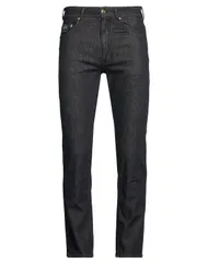 ヴェルサーチ メンズ ボトムス デニムパンツ ストレートレッグ VERSACE JEANS COUTURE Black ブラックのサムネイル