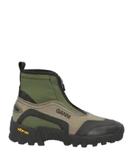 ガニー レディース シューズ ブーツ・レインブーツ ショートブーツ GANNI Military Green グリーンのサムネイル