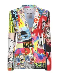 モスキーノ レディース アウター ジャケット・ブルゾン テーラードジャケット MOSCHINO Red レッドのサムネイル