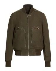 リックオウエンス メンズ アウター ジャケット・ブルゾン ボンバージャケット RICK OWENS Military Green グリーンのサムネイル