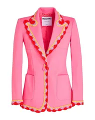 モスキーノ レディース アウター ジャケット・ブルゾン テーラードジャケット MOSCHINO Magenta マゼンタのサムネイル
