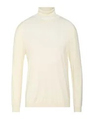 ラルディーニ メンズ アウター ニット・セータートルネック LARDIN Ivory アイボリーのサムネイル