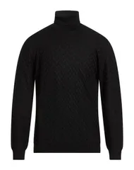 タリアトーレ メンズ アウター ニット・セータートルネック TAGLIATORE Black ブラックのサムネイル