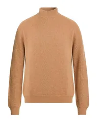 ダニエル フィエゾリ メンズ アウター ニット・セータートルネック DANIELE FIESOLI Camel キャメルのサムネイル