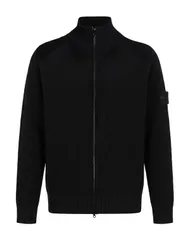 ストーンアイランド メンズ アウター カーディガン STONE ISLAND Black ブラックのサムネイル