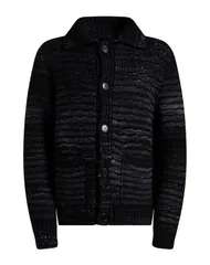 ロベルトコリーナ メンズ アウター カーディガン ROBERTO COLLINA Black ブラックのサムネイル