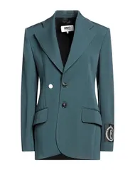 マルタンマルジェラ レディース アウター ジャケット・ブルゾン テーラードジャケット MM6 MAISON MARGIELA Dark Green グリーンのサムネイル
