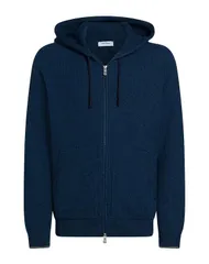 グランサッソ メンズ アウター カーディガン ファスナー付きニット GRAN SASSO Blue ブルーのサムネイル