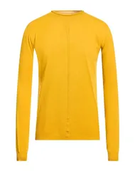 リックオウエンス メンズ アウター ニット・セータートルネック RICK OWENS Mustard マスタードのサムネイル