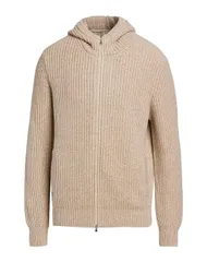 グランサッソ メンズ アウター カーディガン ファスナー付きニット GRAN SASSO Beige ベージュのサムネイル