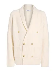 グランサッソ メンズ アウター カーディガン GRAN SASSO Ivory アイボリーのサムネイル