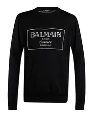 バルマン メンズ トップス シャツ プルオーバー BALMAIN Black ブラックのサムネイル