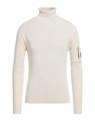 シーピーカンパニー メンズ アウター ニット・セータートルネック CP COMPANY Ivory アイボリーのサムネイル